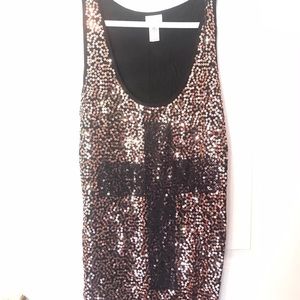 Sequin Top with cross